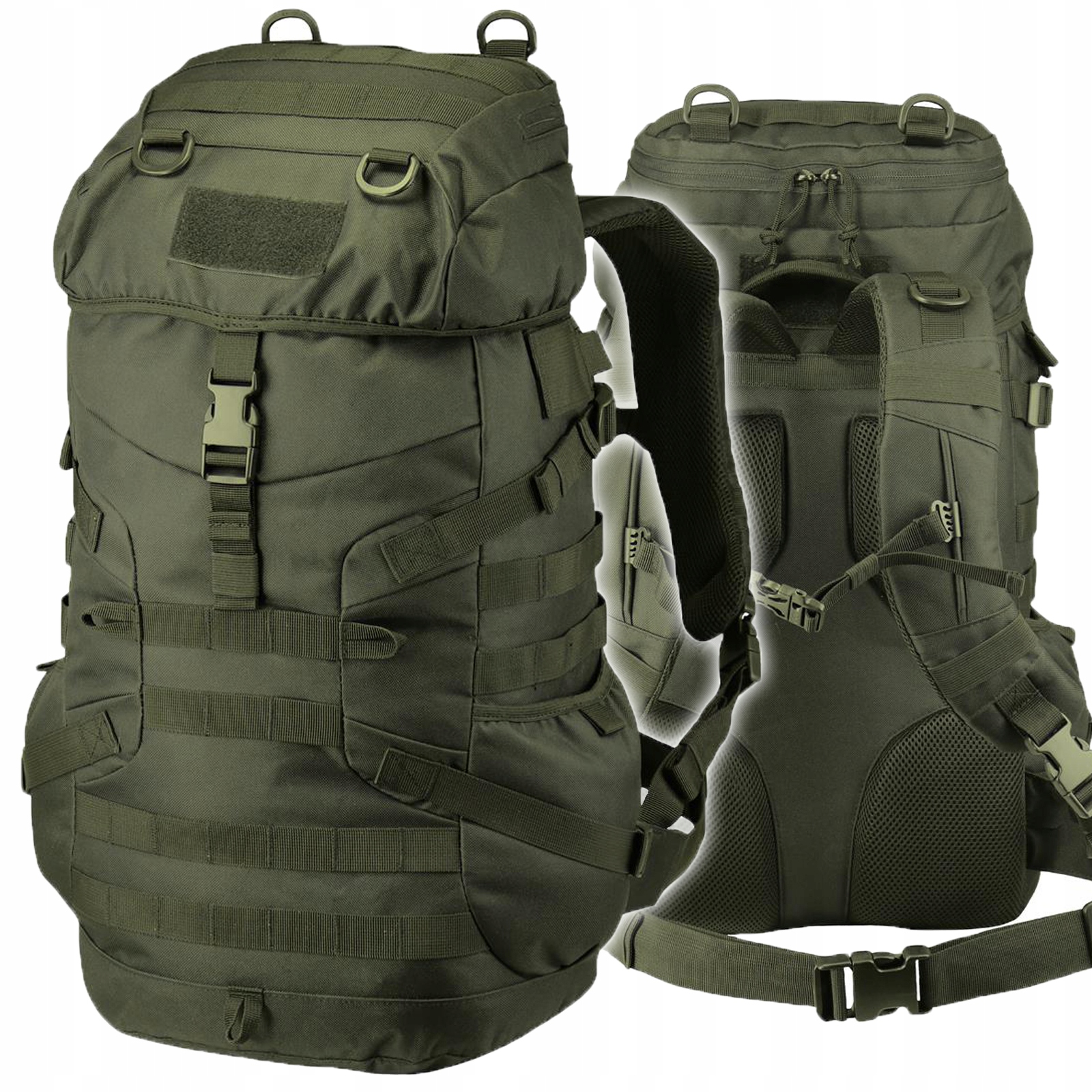 Plecak wojskowy taktyczno-operacyjny Camo Olive Khaki Crux 30L