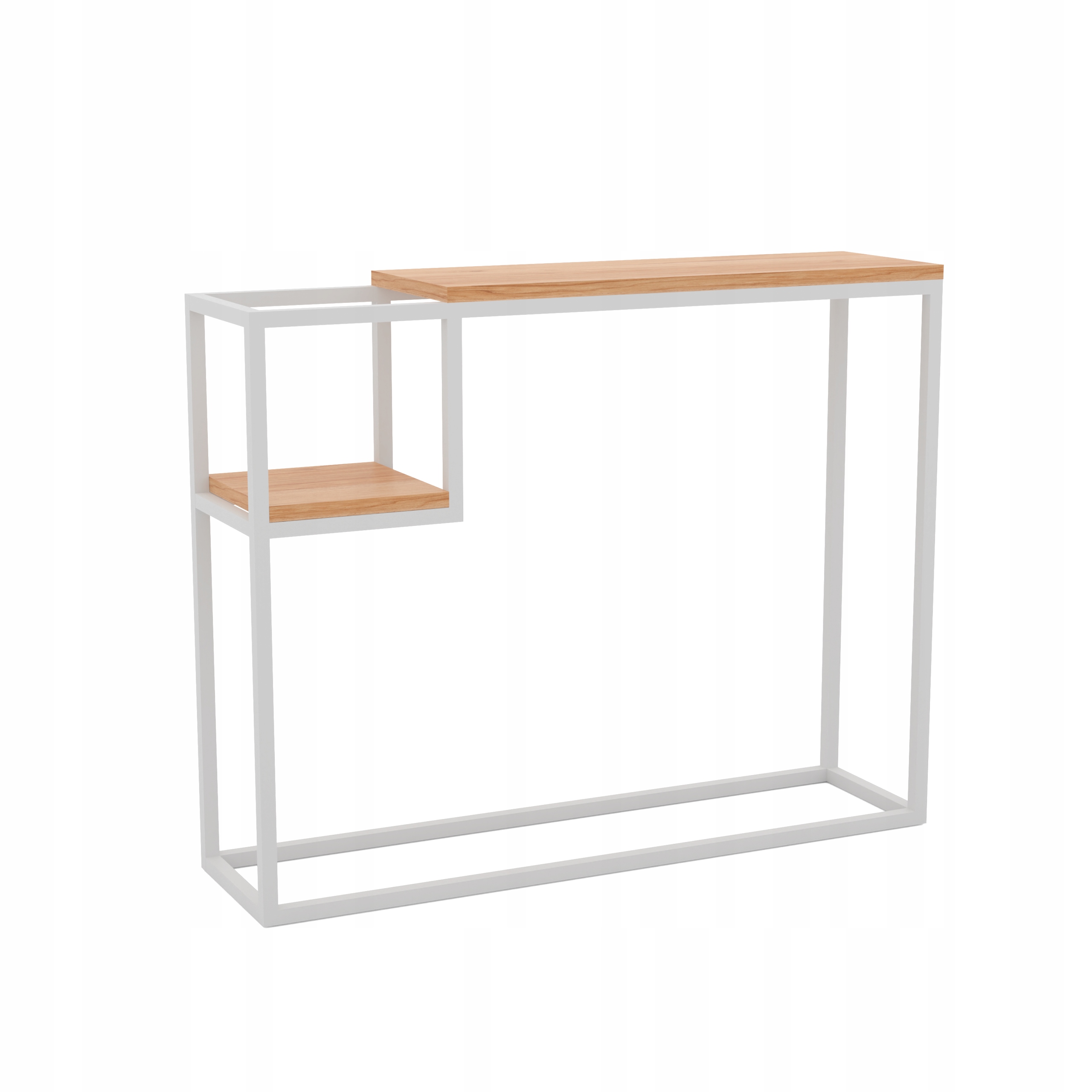 Konsola z małą półką loft salon wcięcie Texas Marka OneLoft