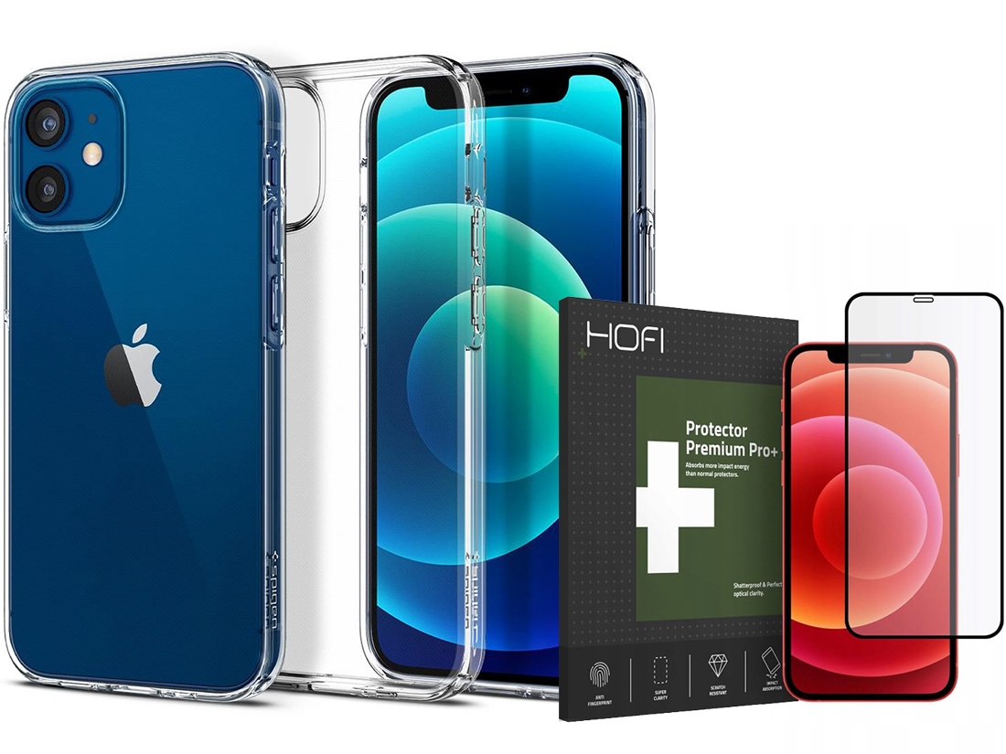 

Spigen Etui Obudowa Do Iphone 12 Mini +szkło Full