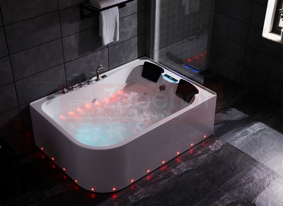 NAROŻNA WANNA Z HYDROMASAŻEM 170X120 CAŁA AKRYLOWA (LS7001 L P) • Cena