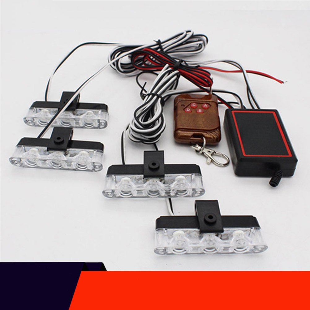 4 ŚWIATŁA 1 HUB 12 LED AWARYJNE MIGAJĄCE SAMOCHODY CIĘŻAROWE EAN (GTIN) 6971286120741