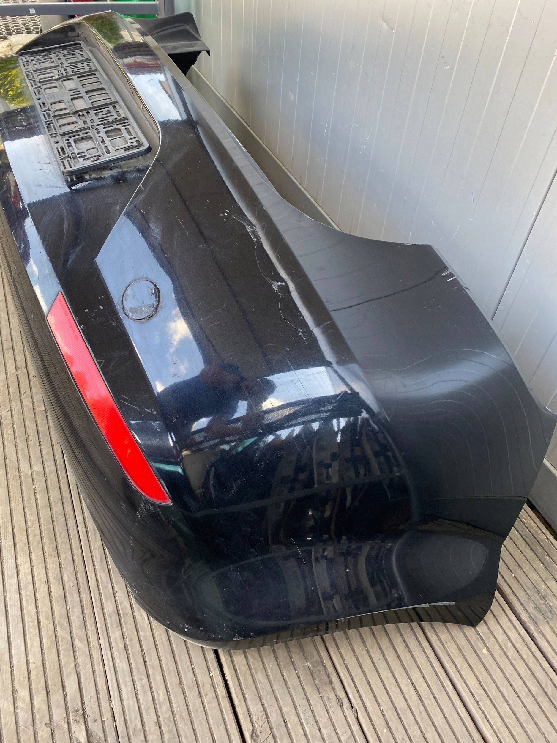 SEAT LEON II bumper rear part rear black