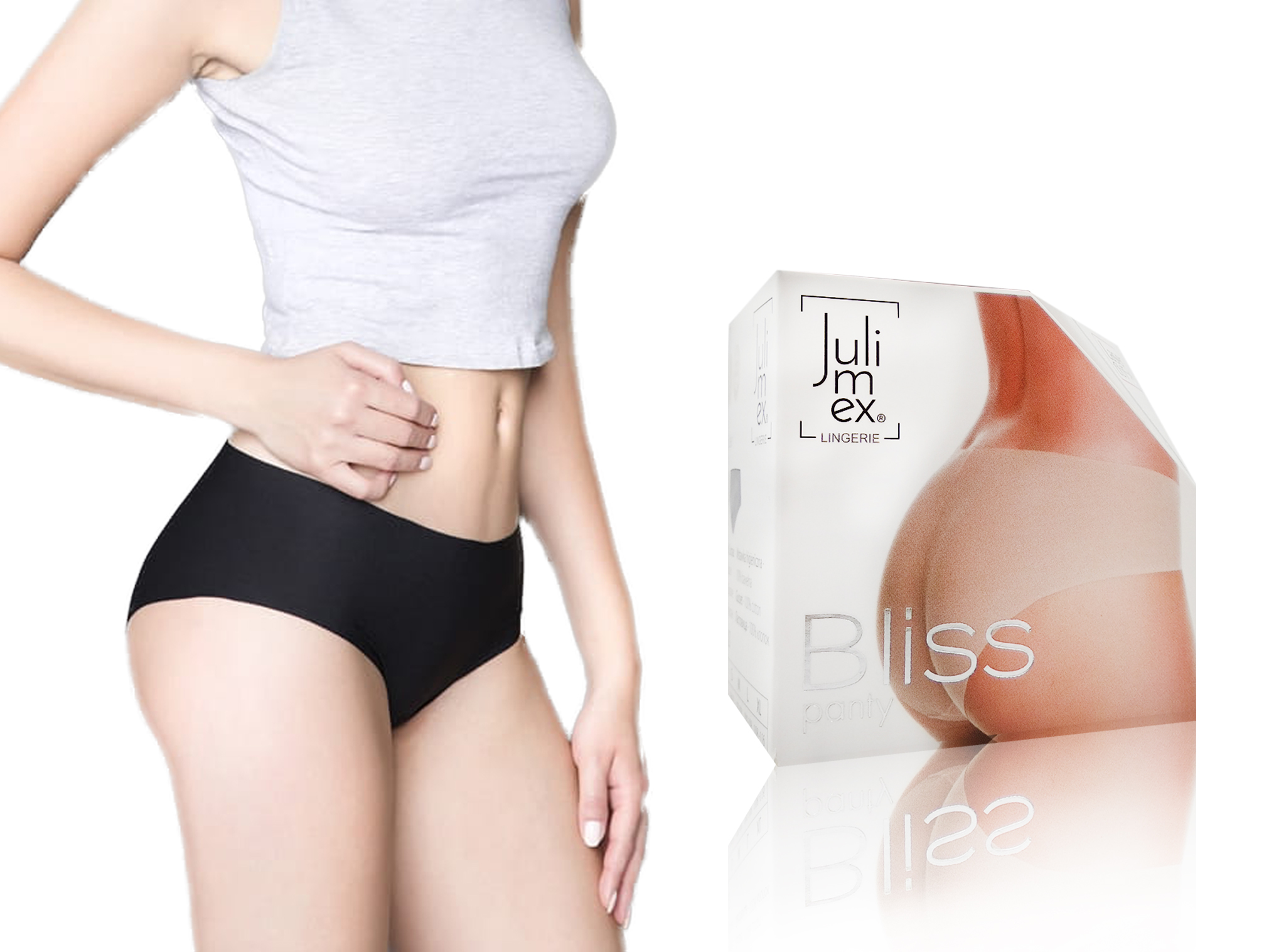 

Julimex Bliss Figi, Laserowo Cięte, Czarne, XL