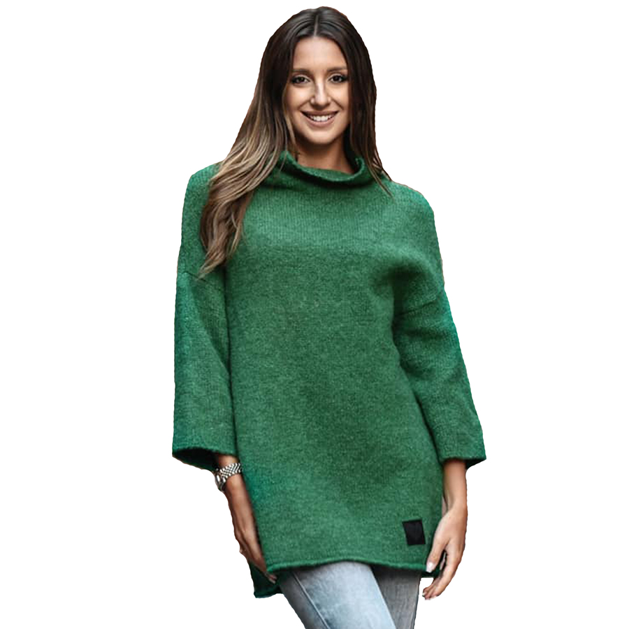 

Mięsisty Sweter Tunika Polska