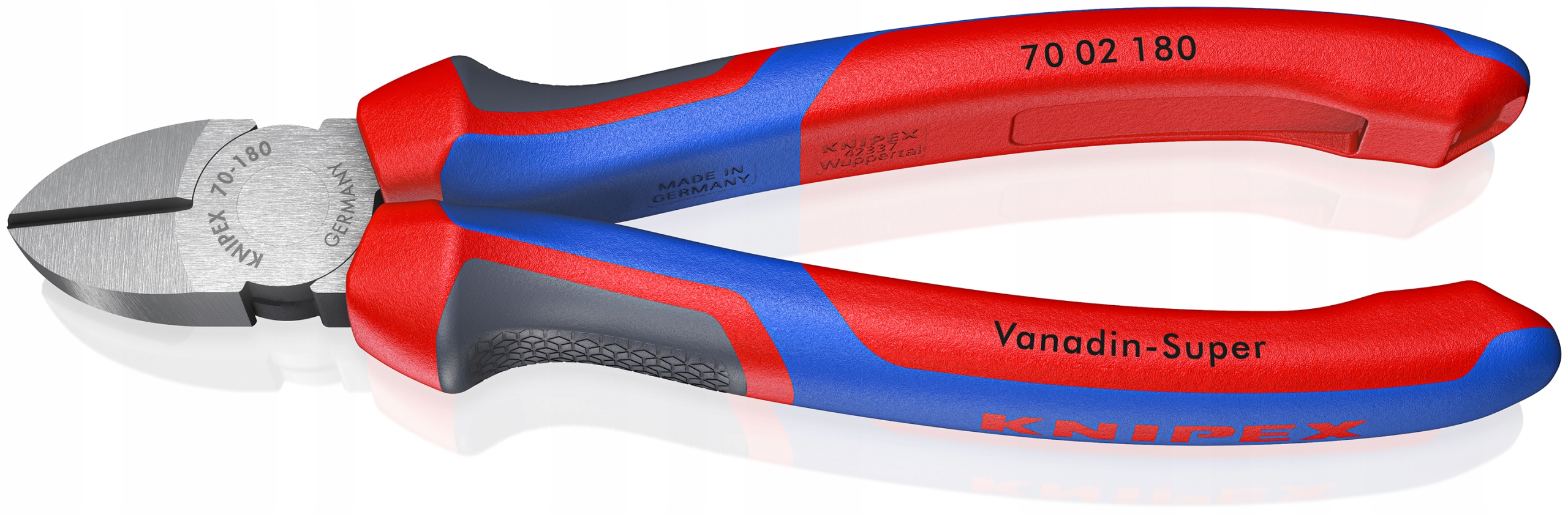Boční Štípací Kleště 180 MM Pro Drát, Štíhlá Hlava, Comfort Handle Knipex