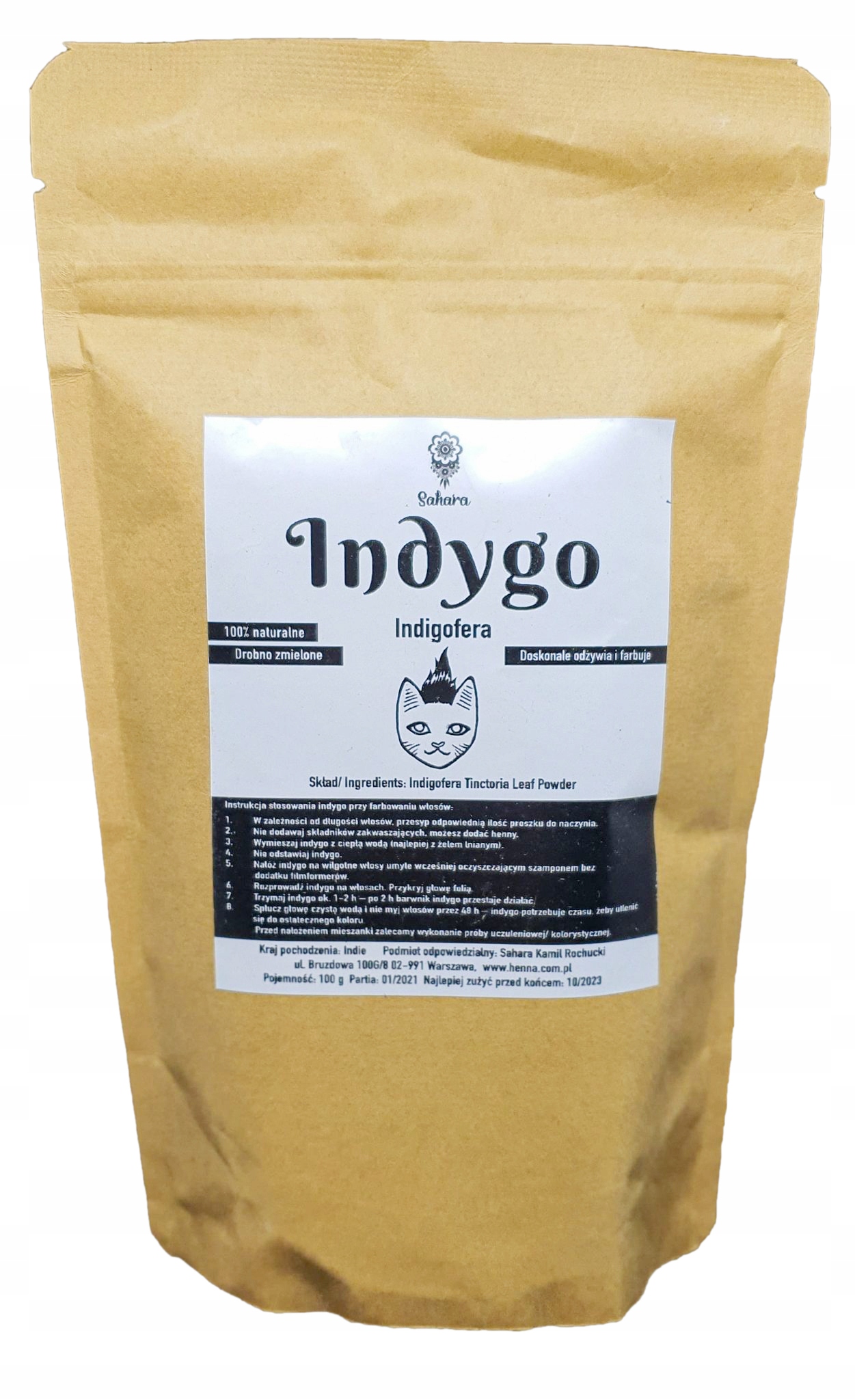 

Indygo Indigofera tinctoria Sahara 100g Sklep