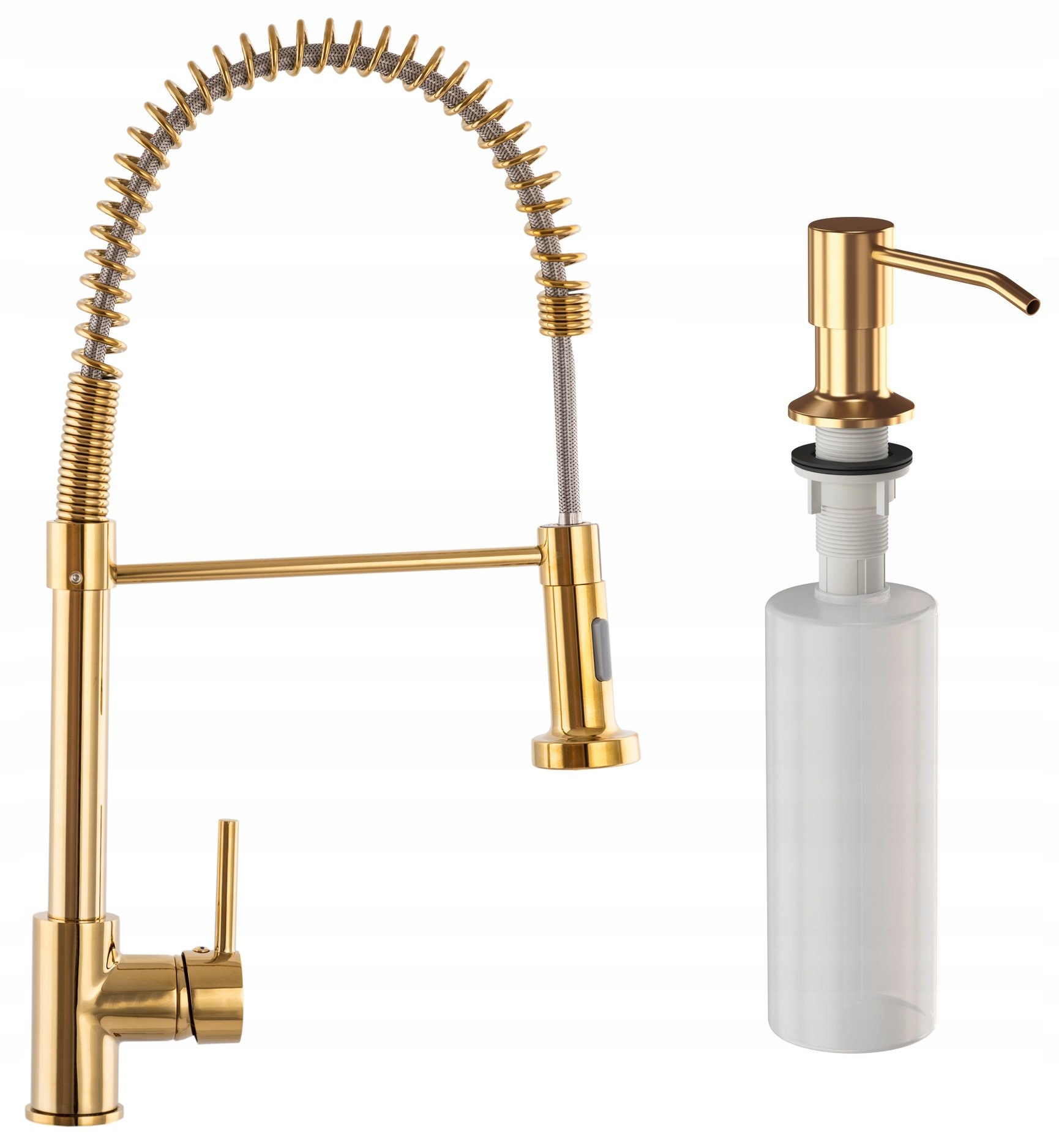 Zlatý Kuchynský Kohútik Špirálový Zlatý Dávkovač