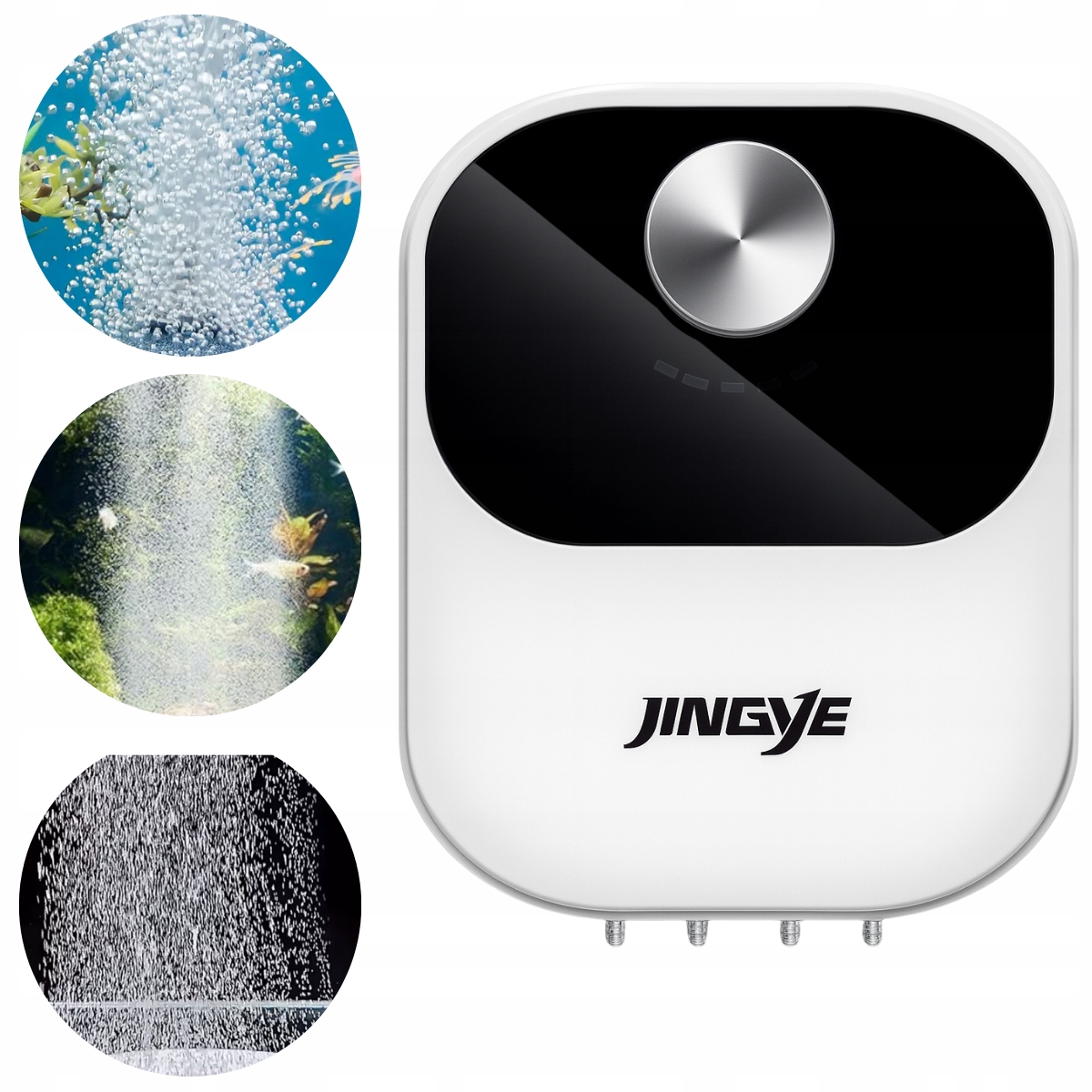 Provzdušňovač Akvária S Regulací Výkonu Tichá Pumpa 11W 4x180L/h