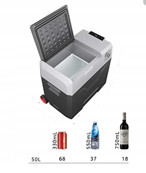 LODOWKA ZAMRAZARKA SAMOCHODOWA TURYSTYCZNA 50L Volume 50 l