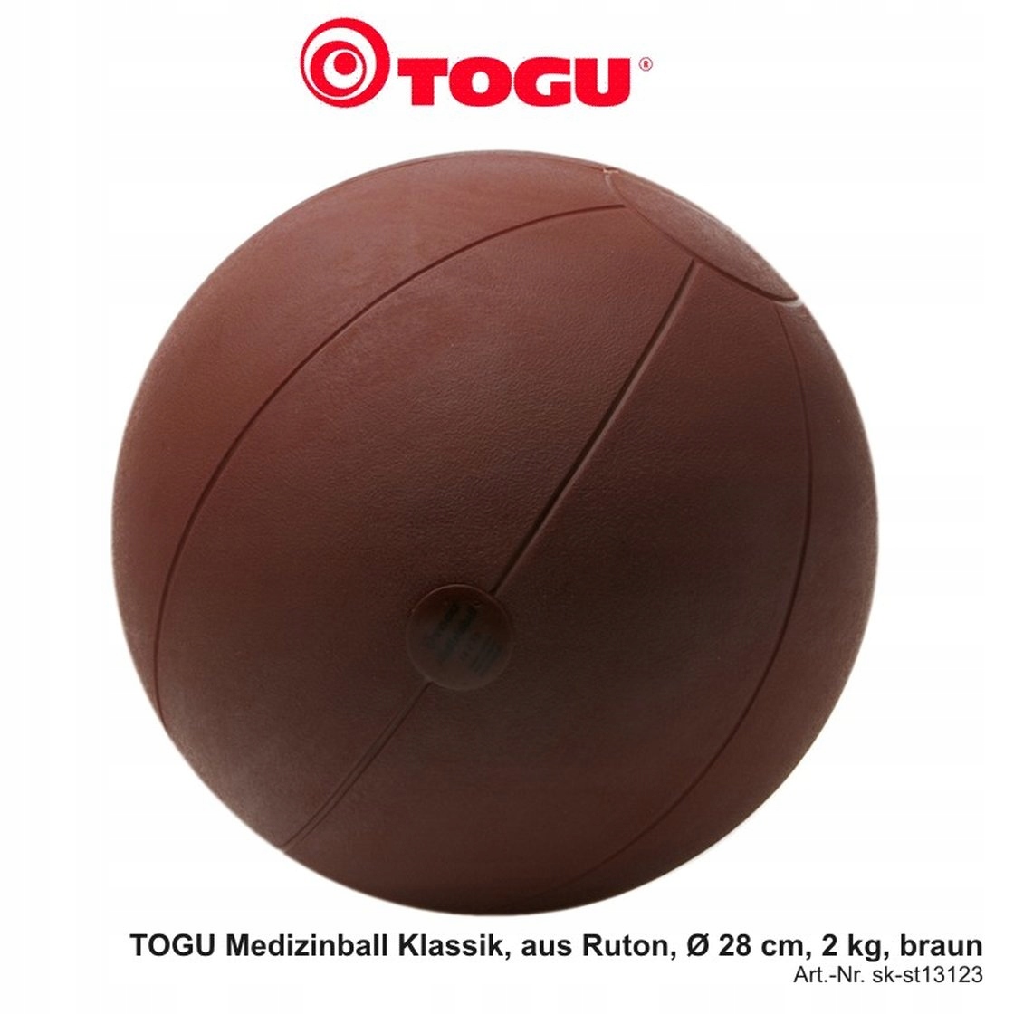 

Piłka lekarska Togu 28 cm brązowy