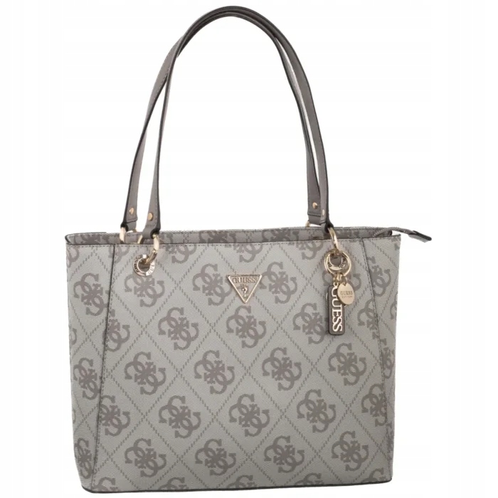 Velká dámská nákupní taška Guess Noelle II Tote HWSO96 Dark Béžová