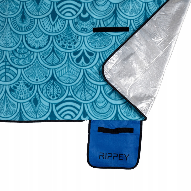 KOC PIKNIKOWY WODOODPORNY MATA PLAŻOWA Z IZOLACJĄ SANDY 1A NIEBIESKI 2x2 Marka inna marka