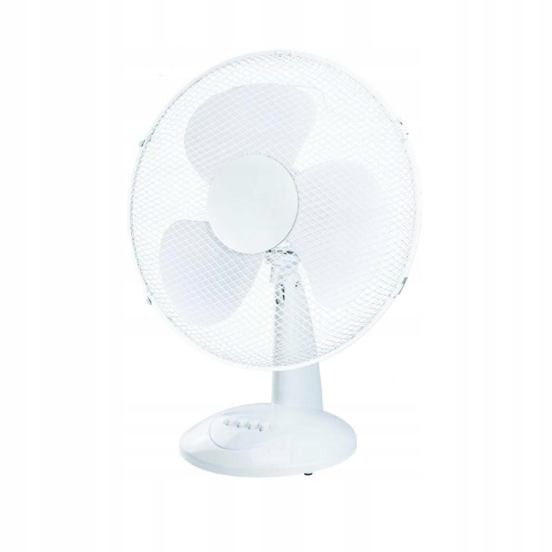 Aca Lighting stolní kulatý ventilátor, bílá, 40cm, Ac 45W FANTPWH30
