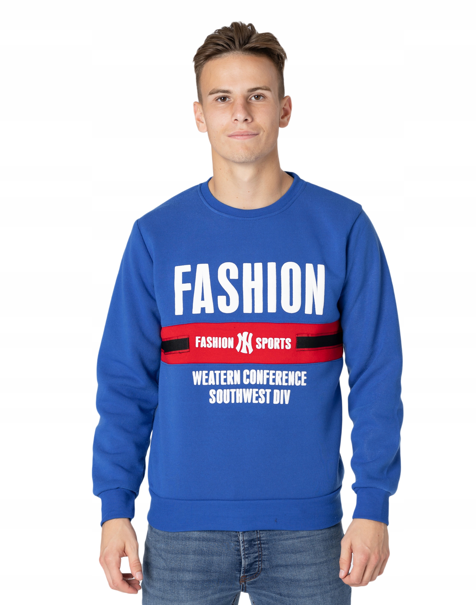 

Sportowa Bluza Męska Bawełniana Dresowa D818-2 r M