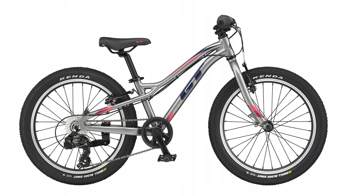 Rower Dziecięcy Gt Stomper Prime 20" Srebrno-Różowy