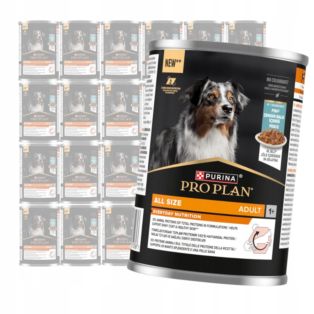 Levně Purina Pro Plan Everyday Nutrition 24x400g Krmivo pro psy s příchutí Ryba v želé