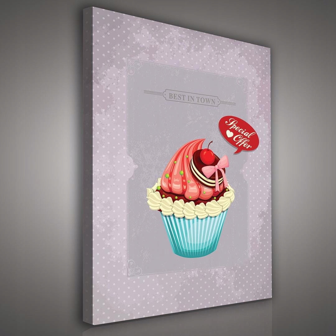 Obraz 75x100 Dort dort dezert sladkosti třešnička krém čokoláda nabídka