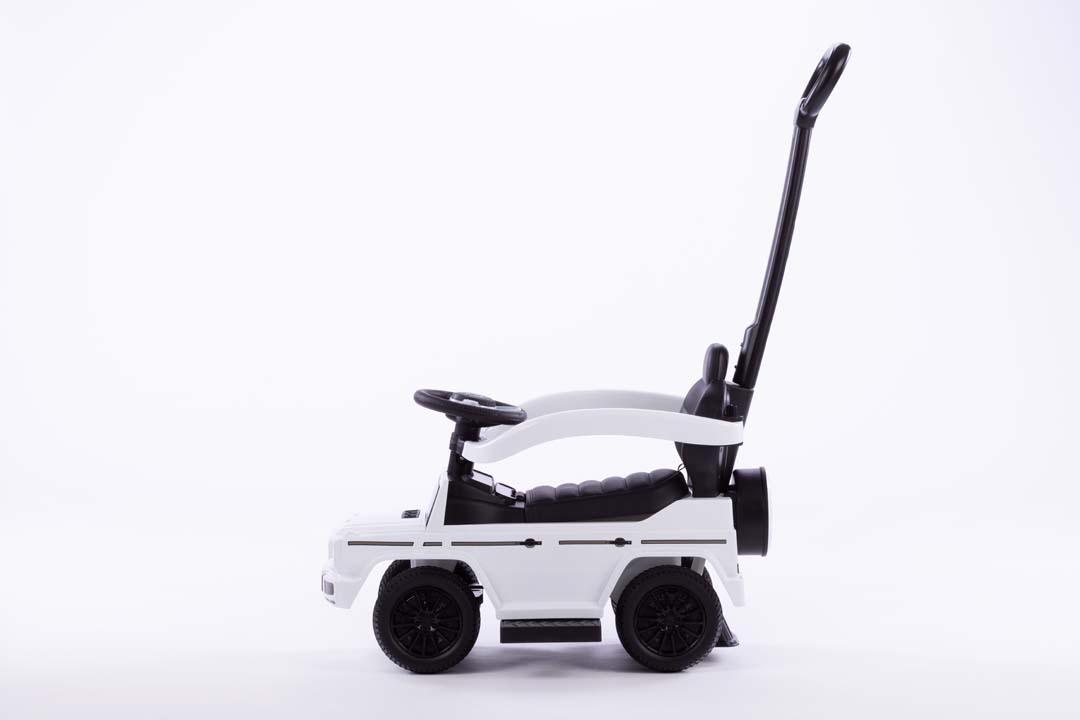 jeździk MERCEDES G skóra GUMOWE KOŁA skręt TABLICE Wiek dziecka 12 m +