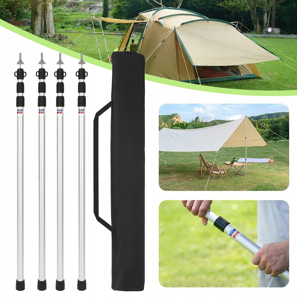 4 Ks Stanové Tyče, Kempingové Hole, Sluneční Plachty, Plachta