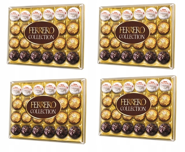 Levně 4x 269g Ferrero Rocher Collection bonboniéra Karton