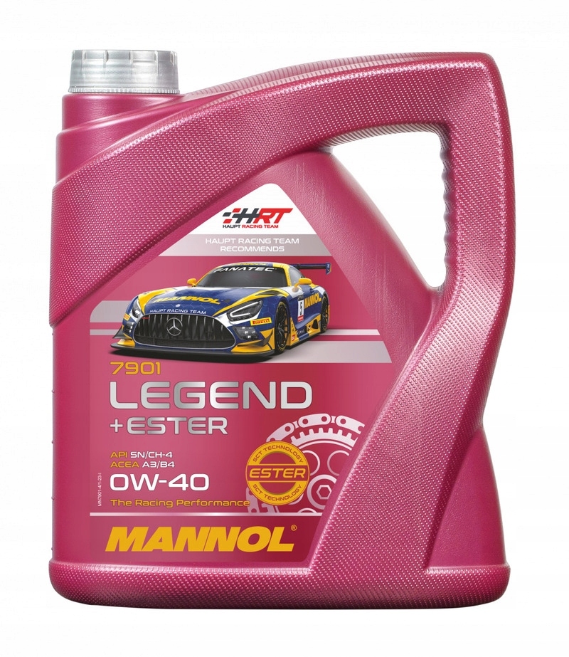 Mannol Nový Tovar 07/2023 Automobilový Motorový Olej 0W40 Legend+ester 4 LI