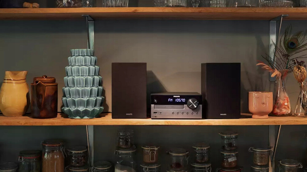 Wieża PHILIPS TAM4505/12 CD BT FM DAB+ Czarny Rodzaj odtwarzanych nośników CD Audio