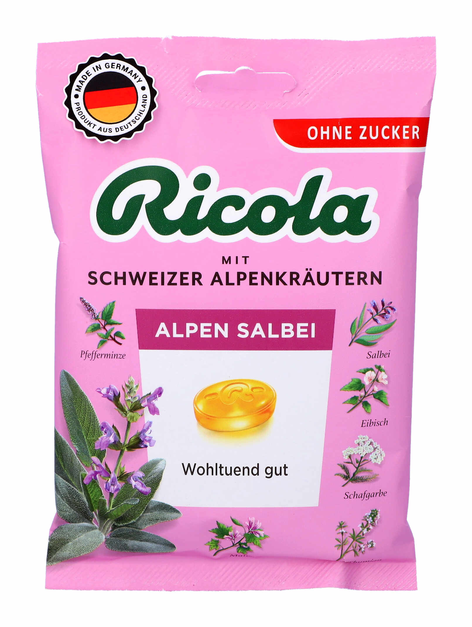 Ricola Alpen-Salbei Cukierki bez Cukru 75 g — 11