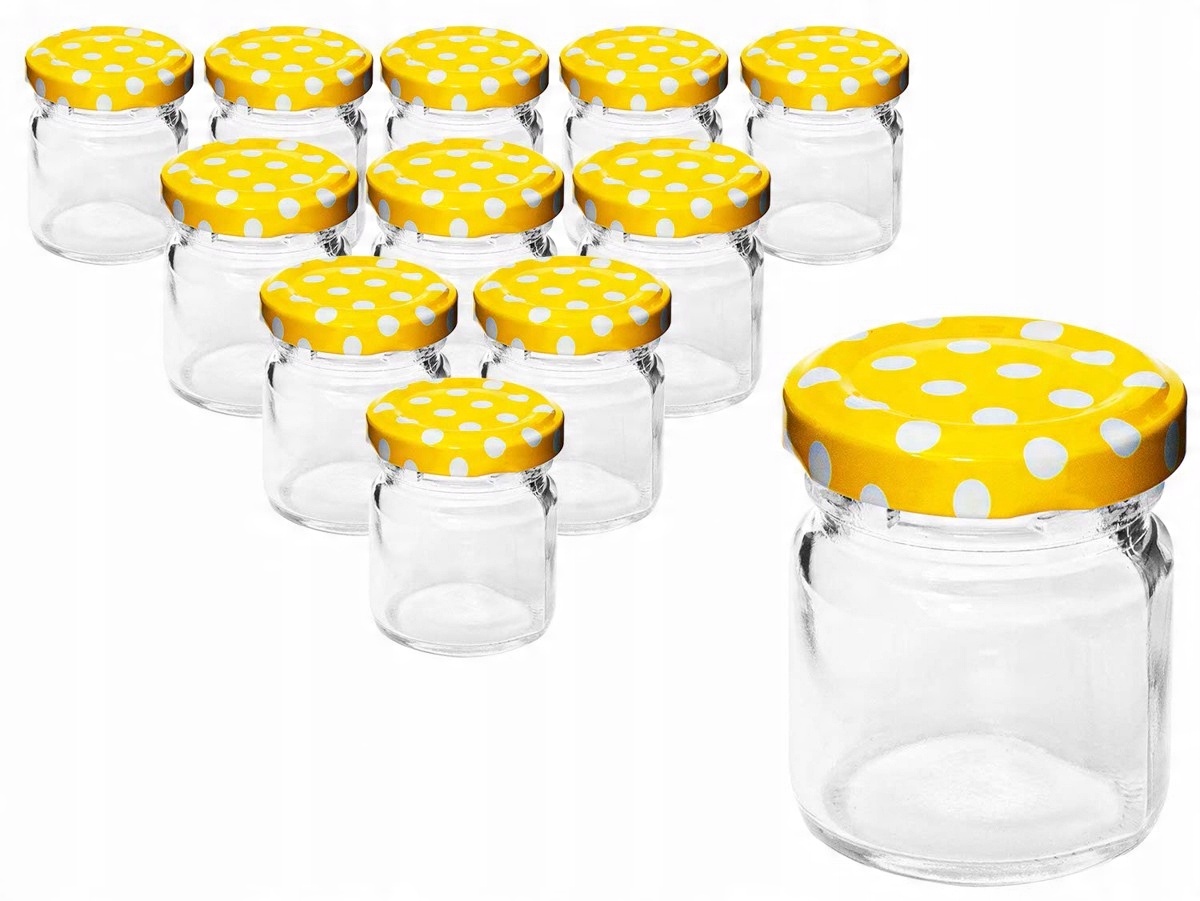

Mały słoiczek słoik szklany na miód dżem 40ml 12x