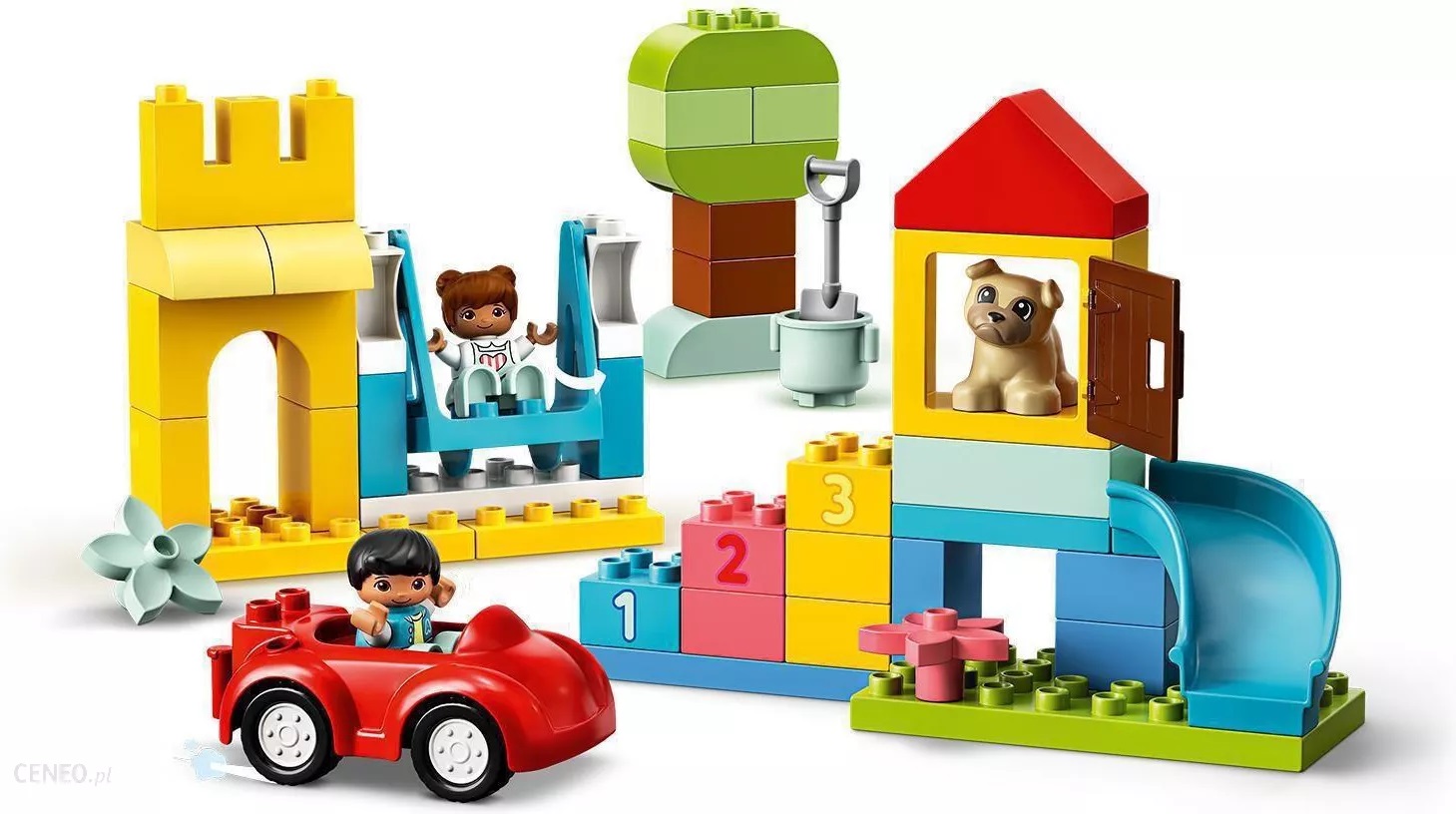 LEGO DUPLO PUDEŁKO Z KLOCKAMI DUŻE 10914 DELUXE DUŻY ZESTAW Z PUDEŁKIEM Seria Pudełko klocków