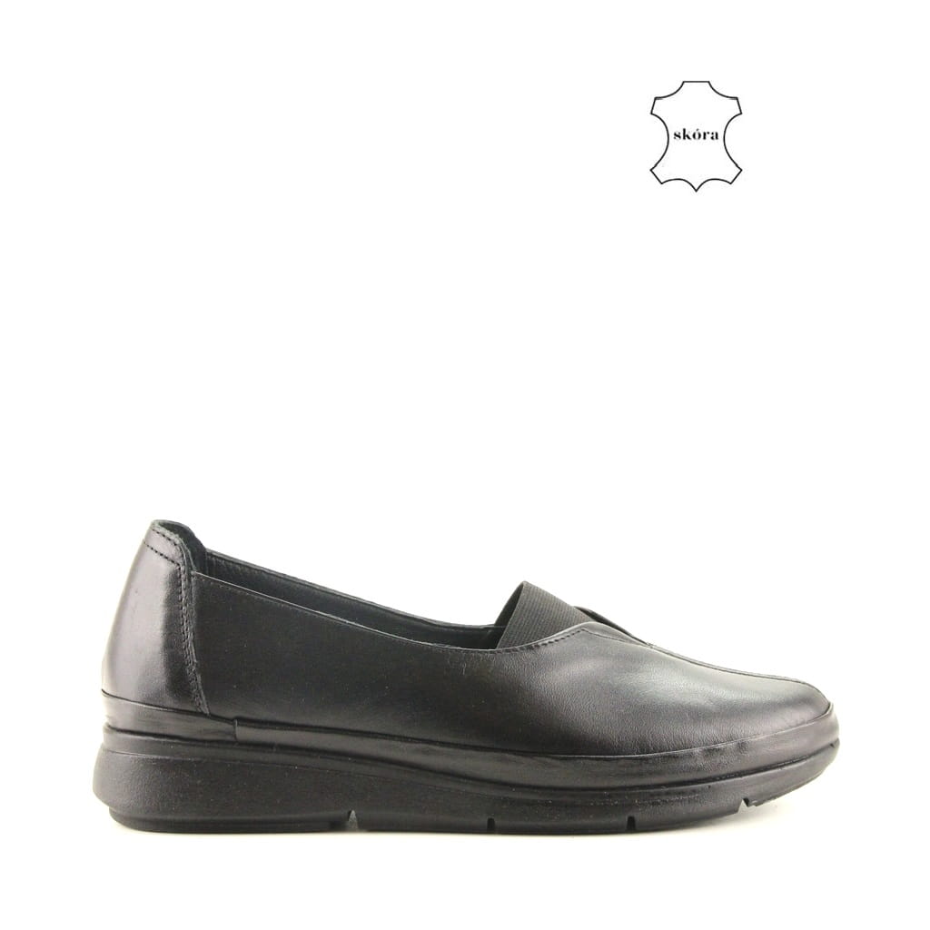 iBUTY Na Koturně Ze Sokolské Kůže 45010 ČERNÉ38