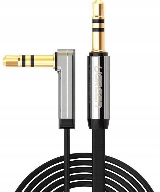 

Ugreen kątowy kabel mini jack 3,5mm Aux płaski 3m