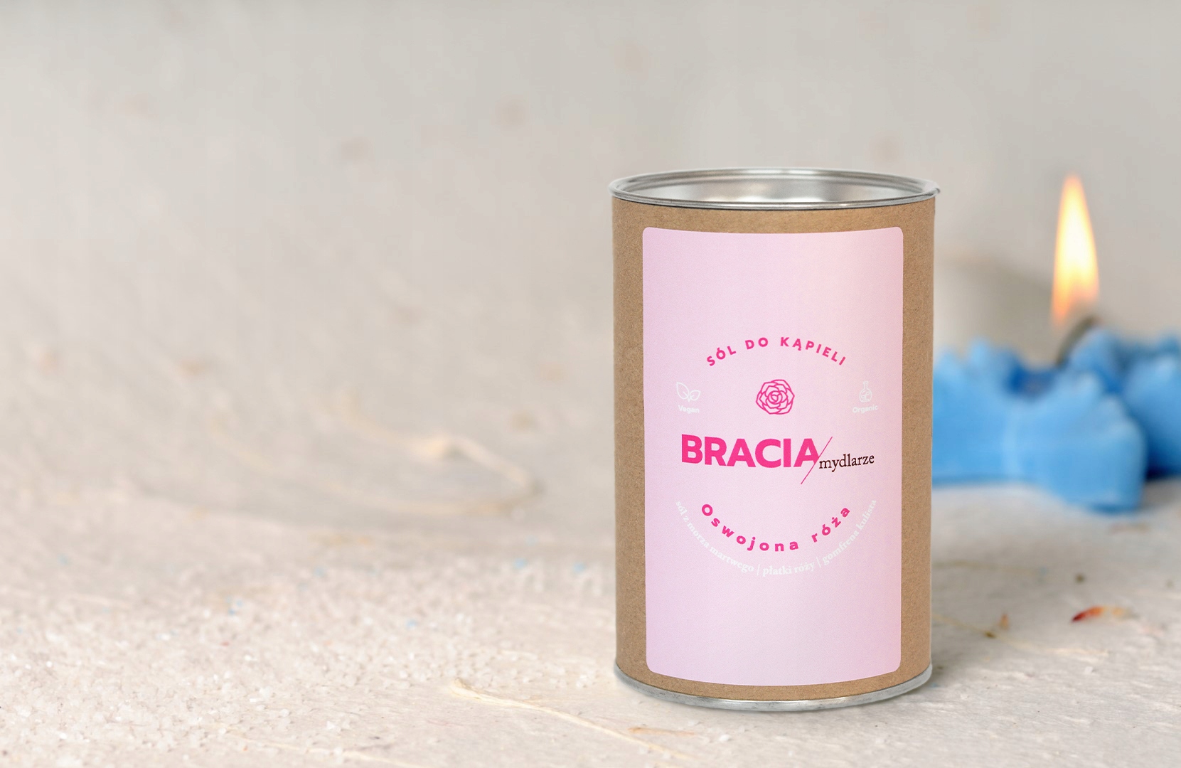 SÓL DO KĄPIELI OSWOJONA RÓŻA NATURALNA ZDROWA 300G Rodzaj sól