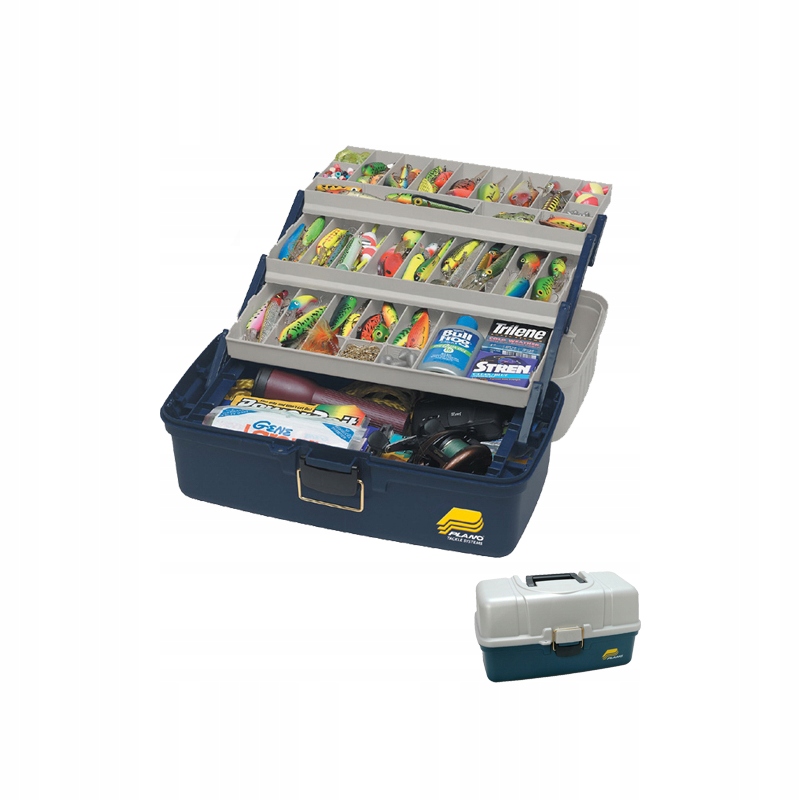 Skrzynia Plano model 613306 3x duże przegrody mocny zatrzask wym.49x25x25cm