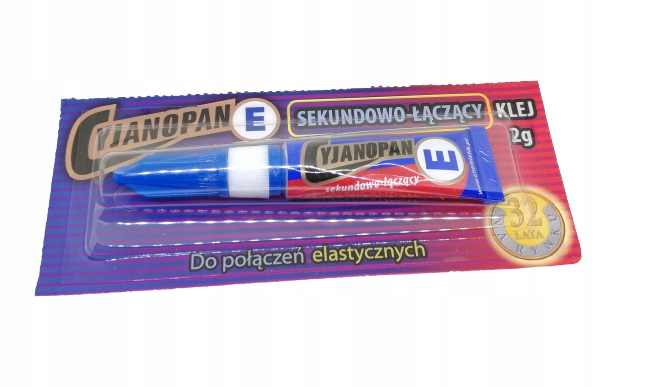 

Klej uniwersalny błyskawiczny Cyjanopan E elast 2g