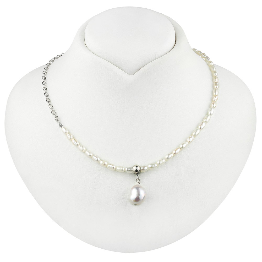 Stříbrný Náhrdelník Ze Sladkovodních Perel