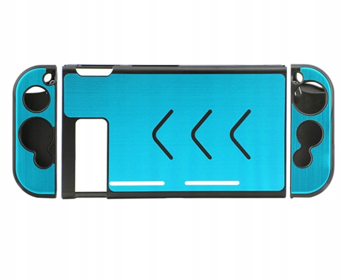 IRIS Pancerz etui armor case tworzywo + aluminium na Switch v1 v2 błękit