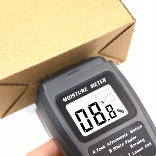 CZUJNIK WILGOTNOŚCI DREWNA WILGOTNOŚCIOMIERZ 99% Wysokość 145 mm