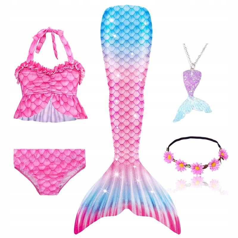 NOWY KĄPIELOWY STRÓJ SYRENI OGON SYRENKA SYRENY