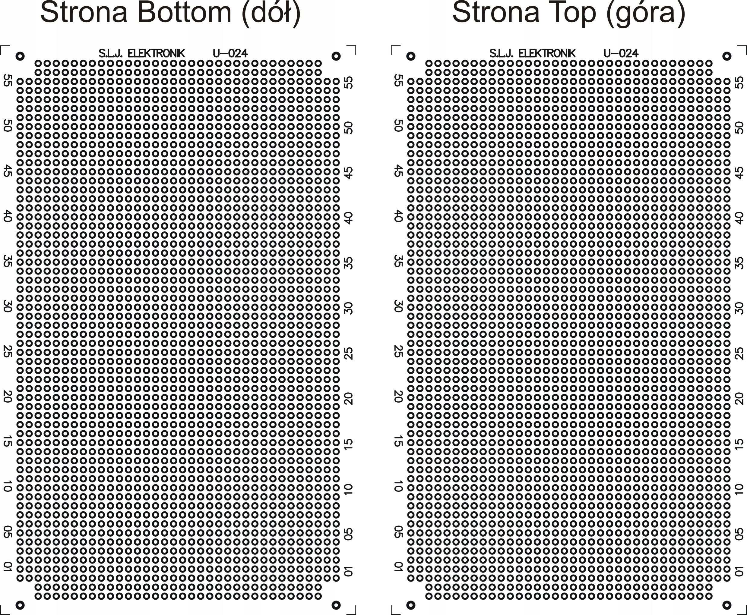 Płytka uniwersalna U-024 100x160 [mm] dwustronna Kod producenta U-024