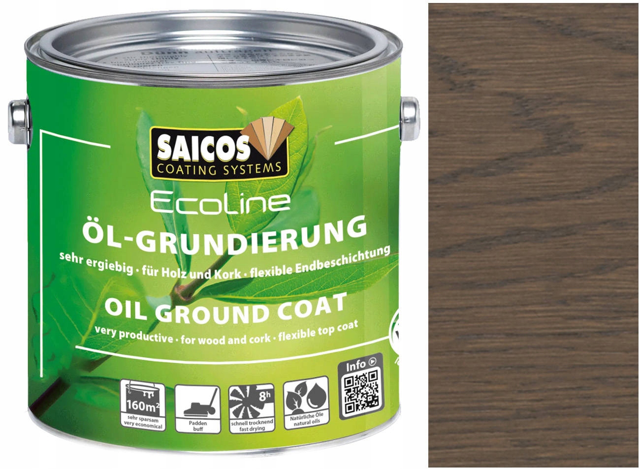 Saicos MultiTop Základný olej Grafit 3477 2,5L