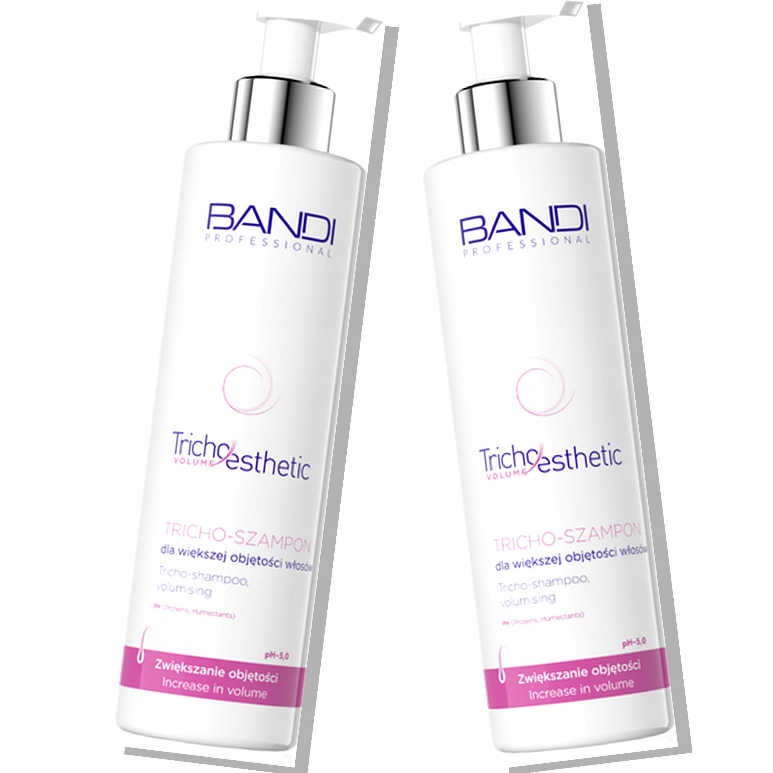 2x Szampon z proteinami Bandi Delikatne Uniesienie Włosów