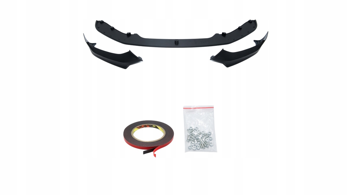 DOKŁADKA PRZEDNIEGO ZDERZAKA MATT BLACK BMW 1 F20 F21 FACELIFT 2015-2019 Producent części MTuning