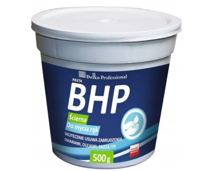 

Pasta Do Mycia Rąk Bhp Ze Ścierniwem 500g Delko