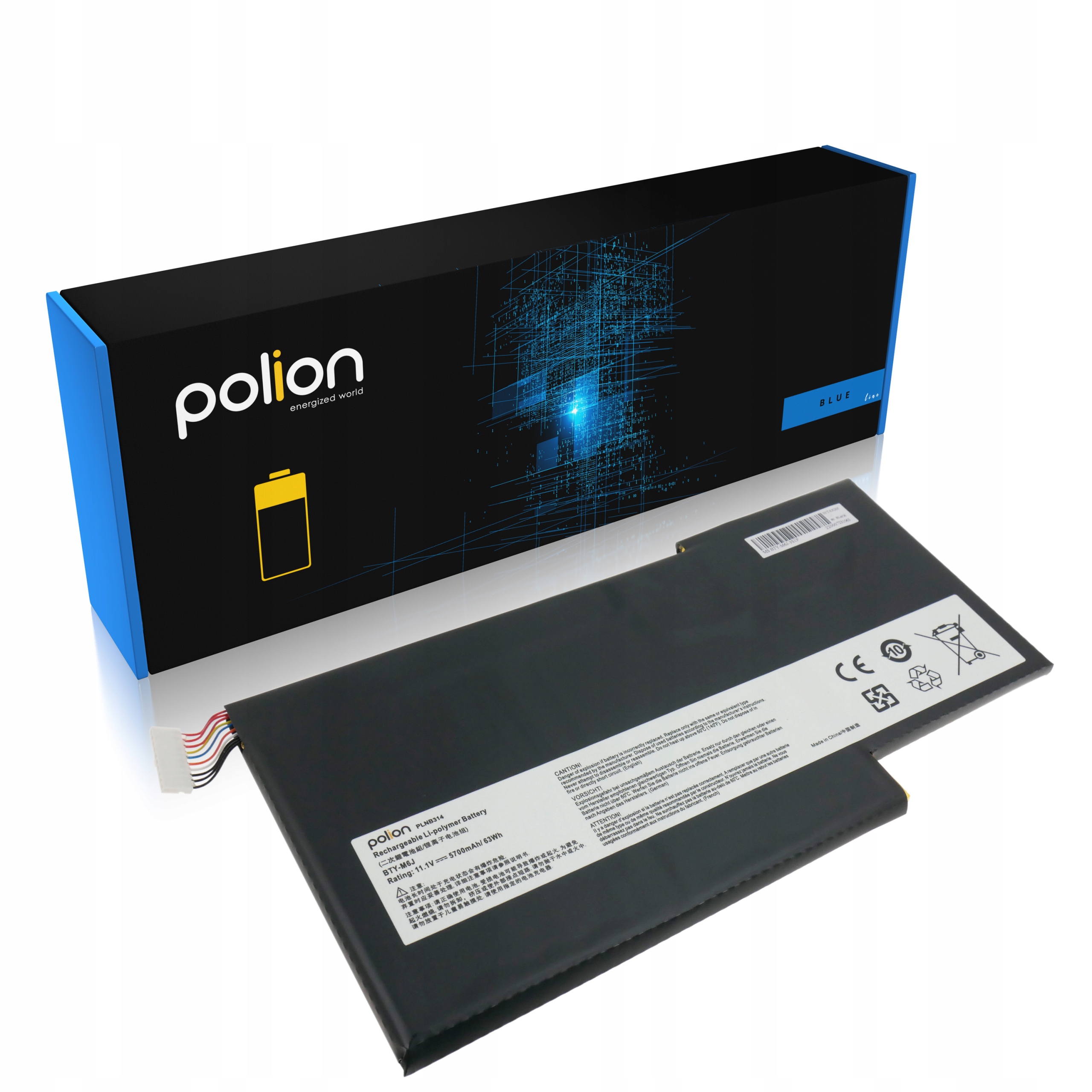 Baterie BTY-M6J BTY-U6J pro Msi GS63 GS73