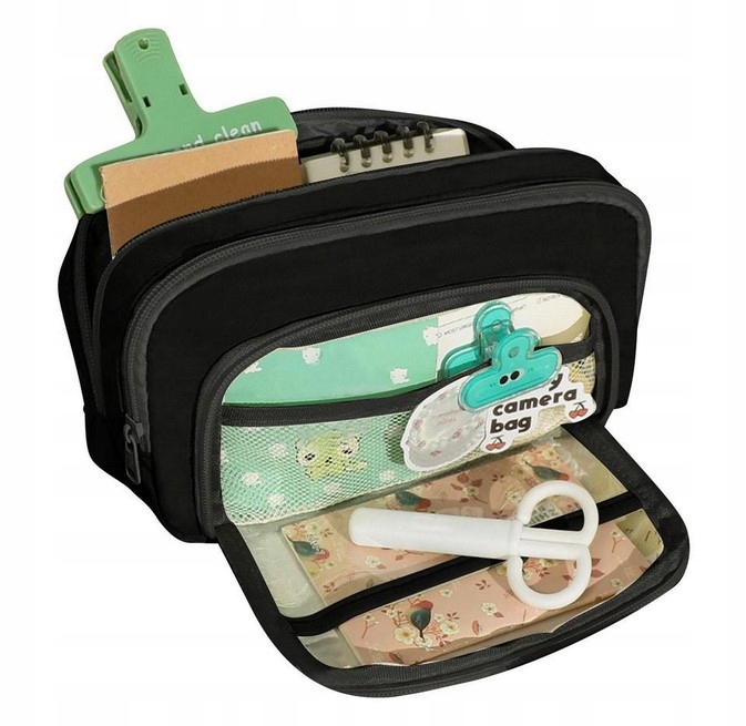 PIÓRNIK SZKOLNY DUŻA POJEMNA SASZETKA KOSMETYCZKA Marka bez marki