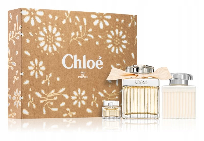 Chloe zestaw woda spray 75ml + balsam do ciała 100ml + wody perfum 5ml Marka Chloé