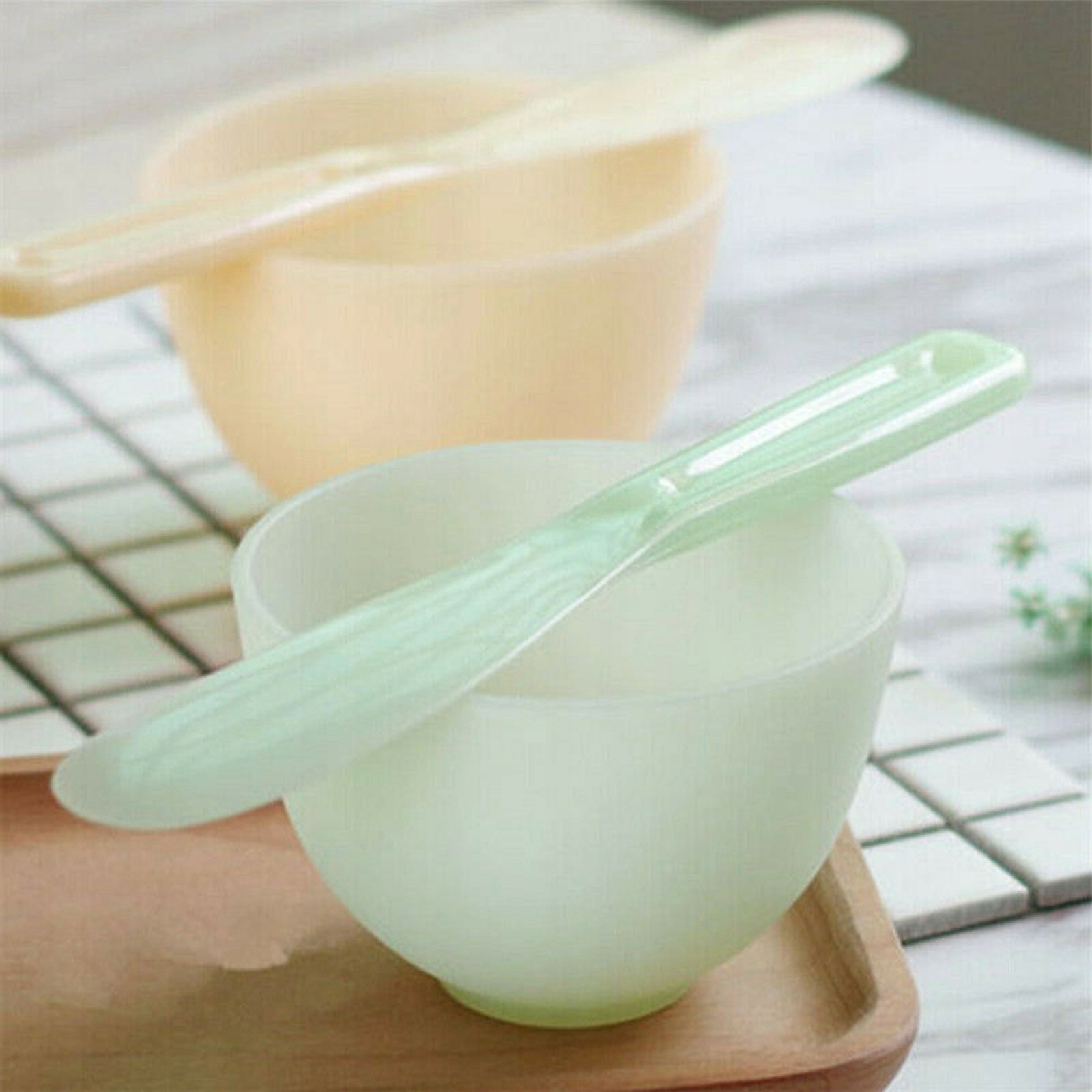 2 pcs/set DIY Silicone Face Mask Stick Bowl Set Kod producenta 87aW015-kumks