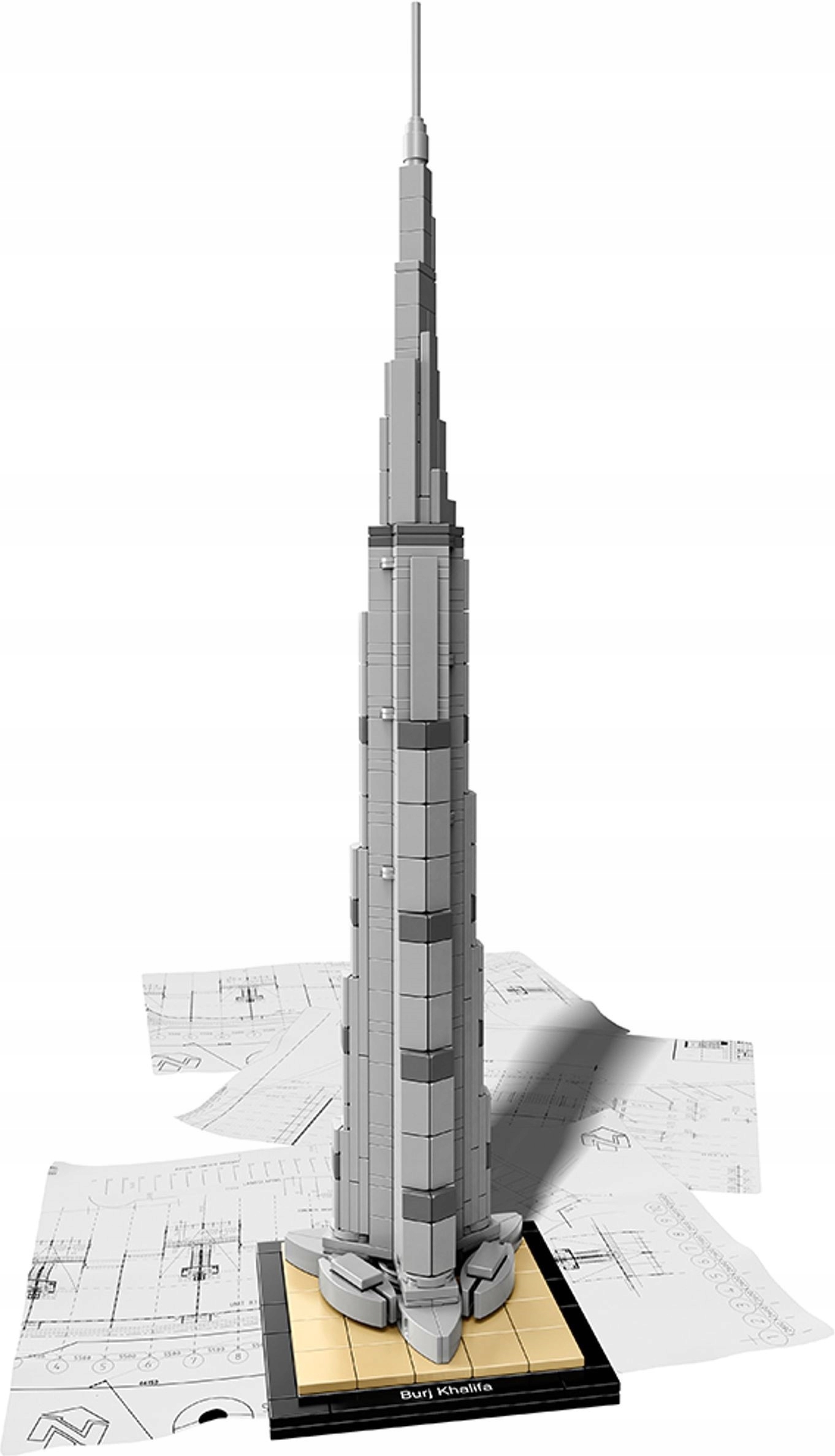 LEGO Architecture 21055 Klocki Burj Khalifa + torebka prezentowa Liczba elementów 333