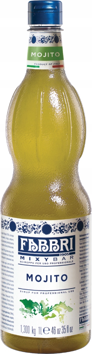 Levně Barmanský sirup Mojito MixyBar Fabbri do nápojů 1000 ml