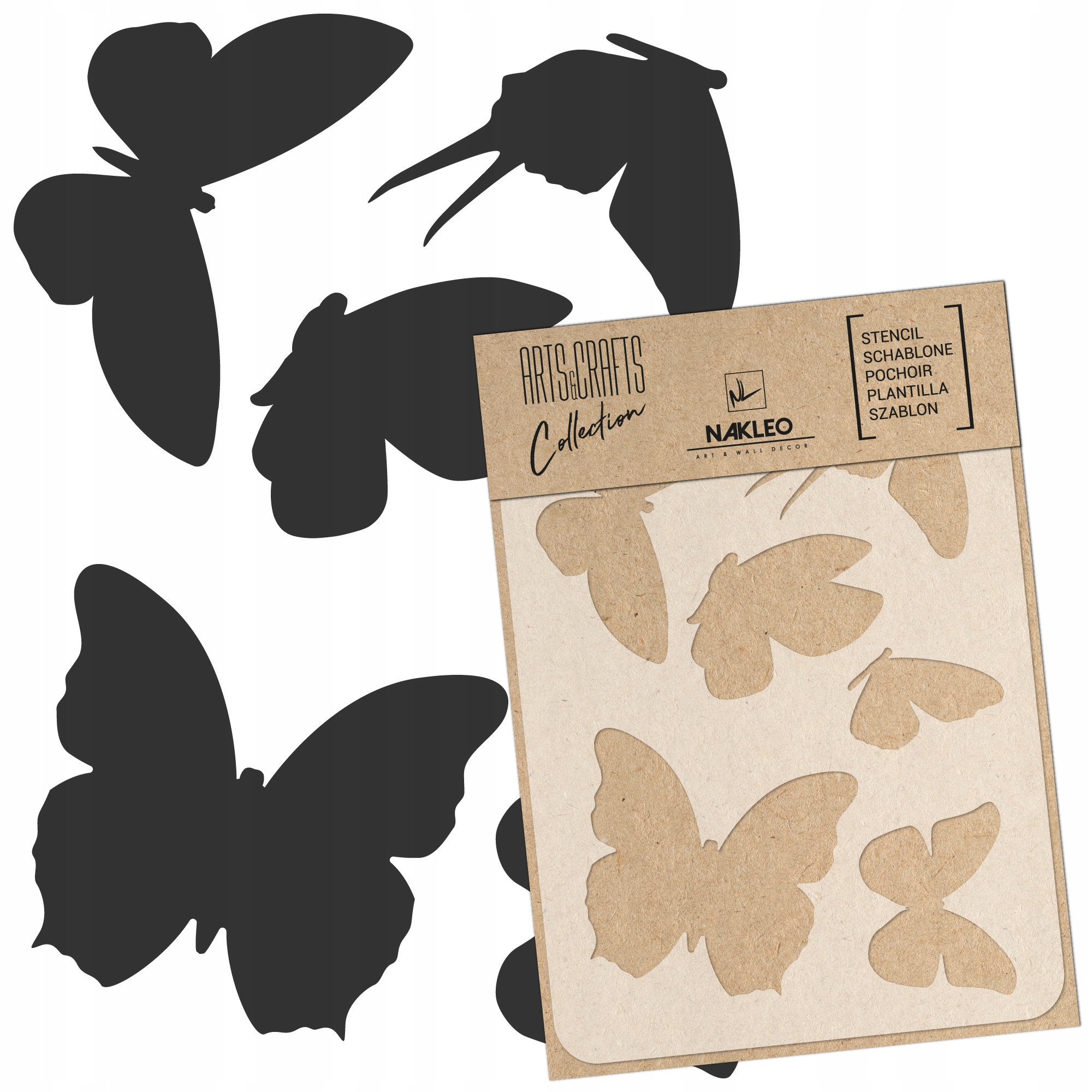 Szablon Scrapbooking Diy A4 Motyle